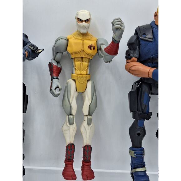 GI Joe Sigma 6 Action Figures. Duke, Snake Eyes Paratrooper Duke & Shadow Storm - Picture 3 of 15